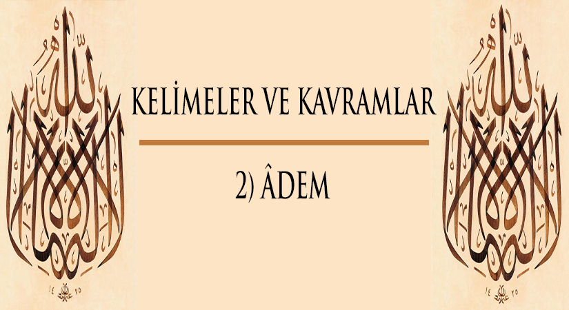 Kelimeler ve Kavramlar | 2) ÂDEM