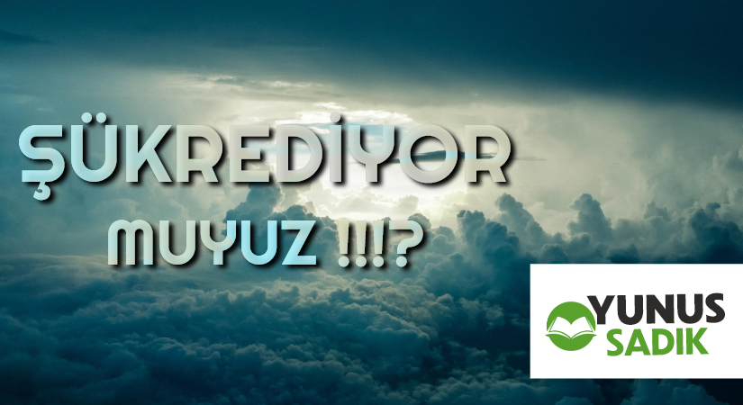 ŞÜKREDİYOR MUYUZ !!!?