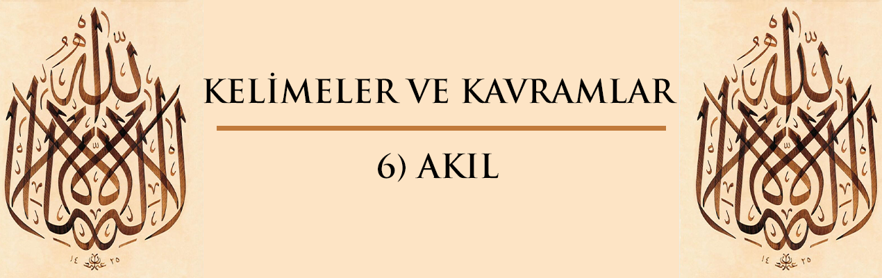 Kelimeler ve Kavramlar | 6) AKIL