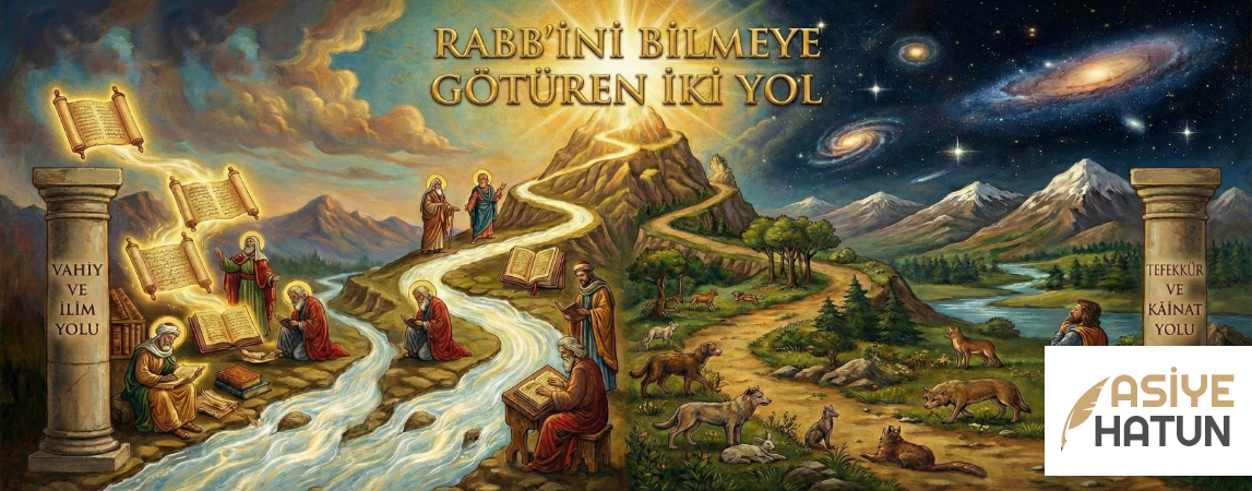 RABB’İNİ BİLMEYE GÖTÜREN İKİ YOL