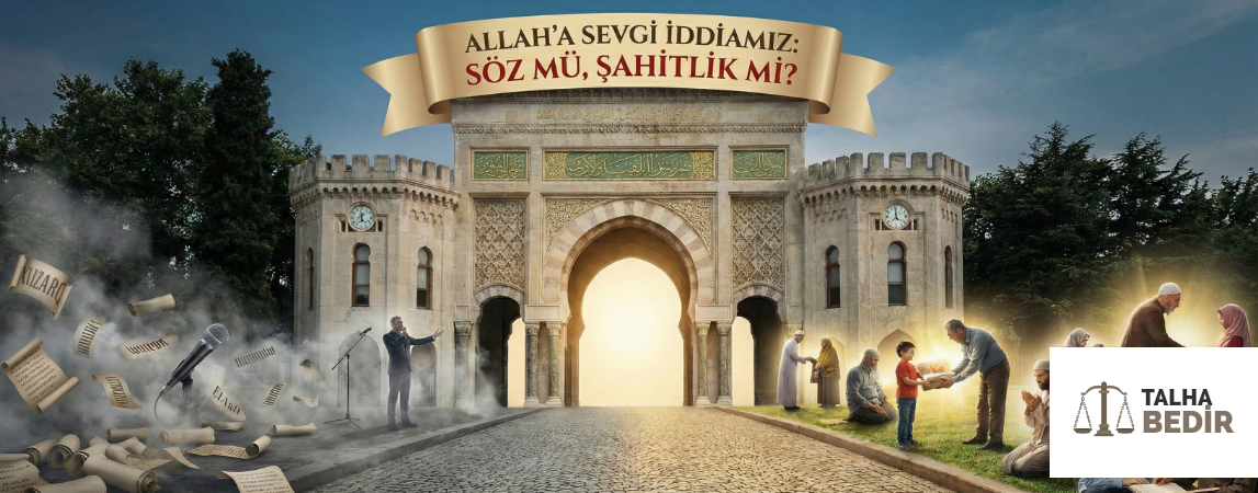 ALLAH’A SEVGİ İDDİAMIZ: SÖZ MÜ, ŞAHİTLİK Mİ?