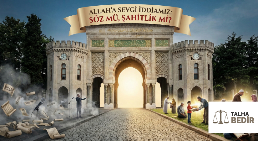 ALLAH’A SEVGİ İDDİAMIZ: SÖZ MÜ, ŞAHİTLİK Mİ?