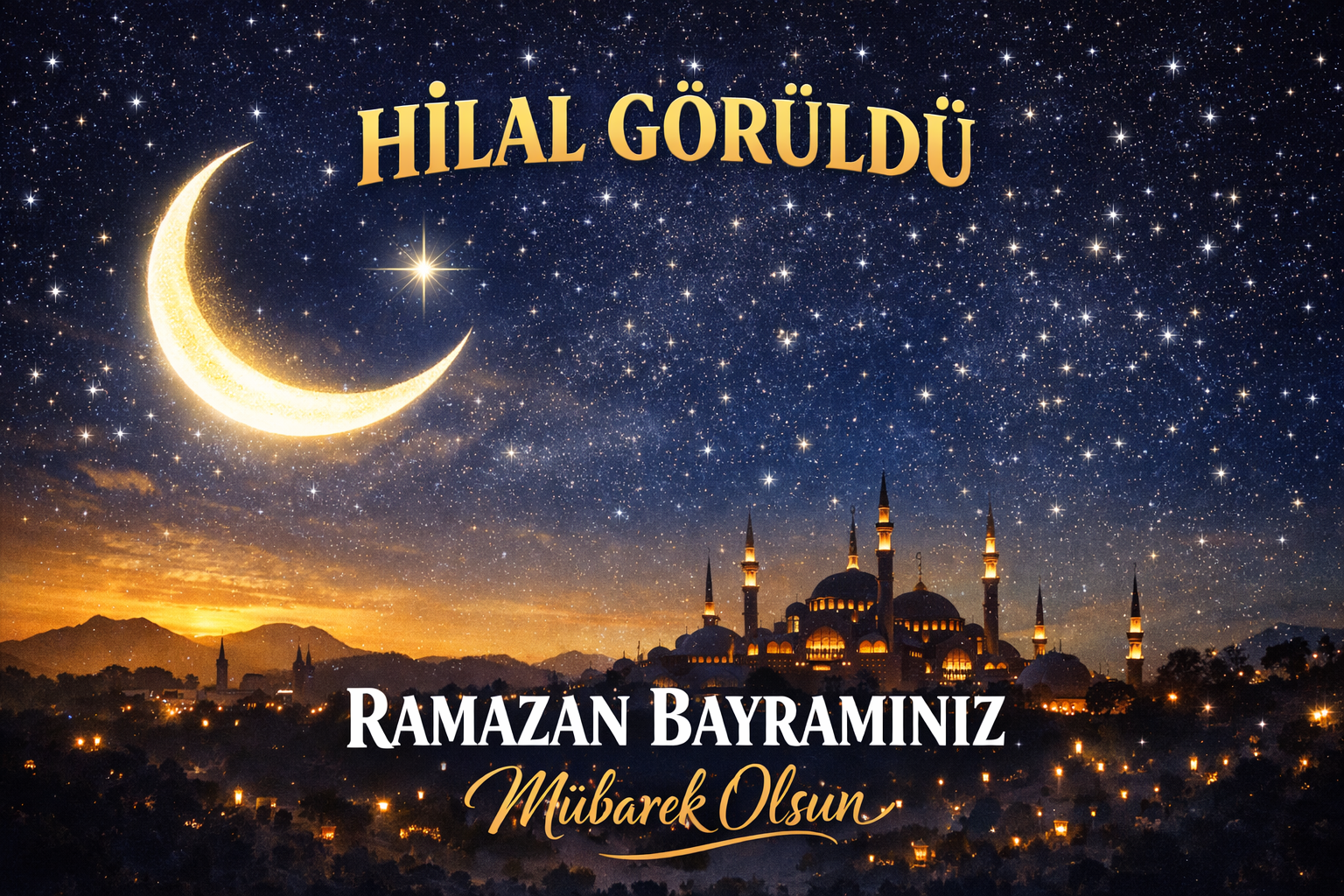 DÜZELTME!!! AFGANİSTAN DA HİLAL GÖRÜLDÜ