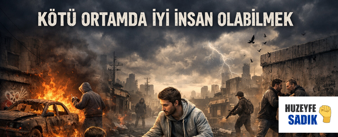 KÖTÜ ORTAMDA İYİ İNSAN OLABİLMEK