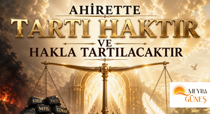 AHİRETTE TARTI HAKTIR VE HAKLA TARTILACAKTIR