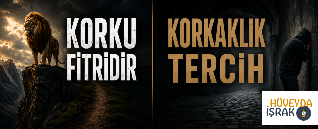 KORKU FITRİDİR, KORKAKLIK TERCİH