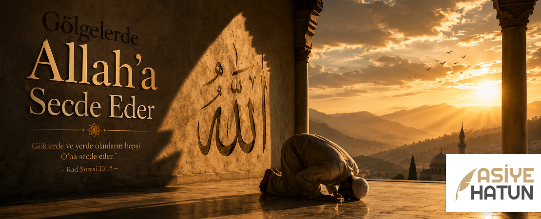 Gölgelerde Allah’a Secde Eder