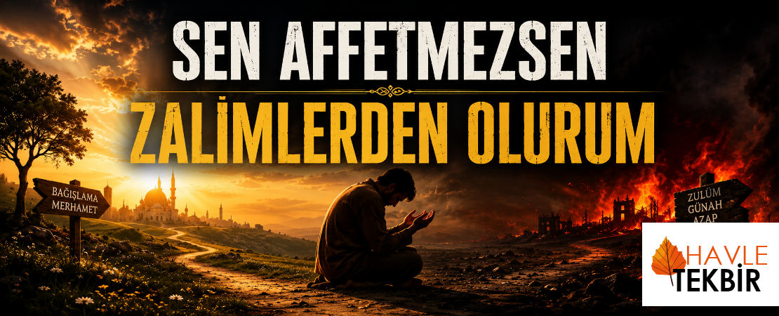 SEN AFFETMEZSEN ZALİMLERDEN OLURUM