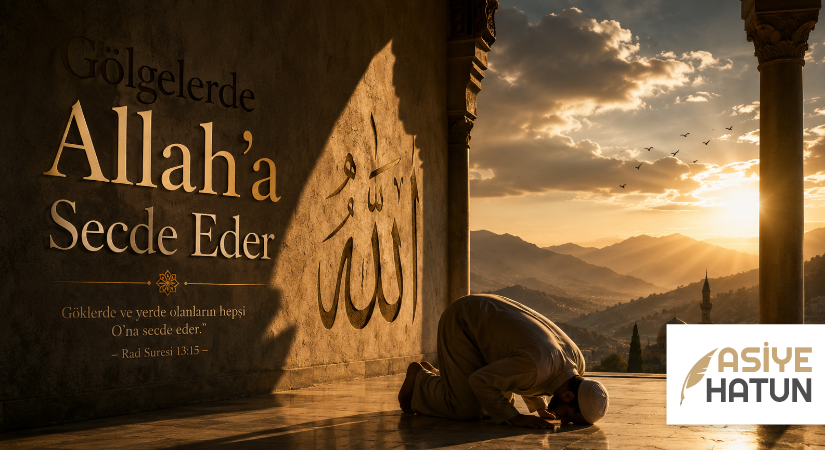 Gölgelerde Allah’a Secde Eder
