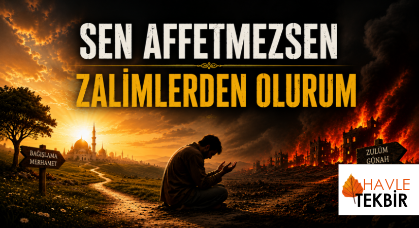 SEN AFFETMEZSEN ZALİMLERDEN OLURUM