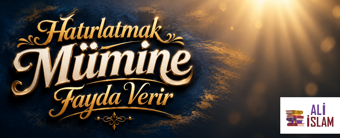 Hatırlatmak Mümine Fayda Verir