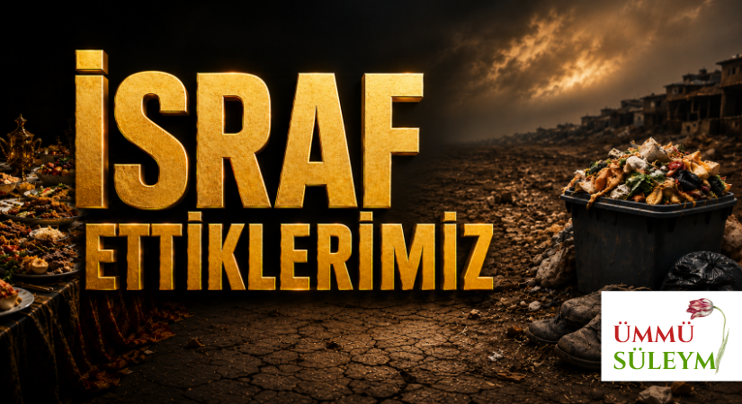İSRAF ETTİKLERİMİZ